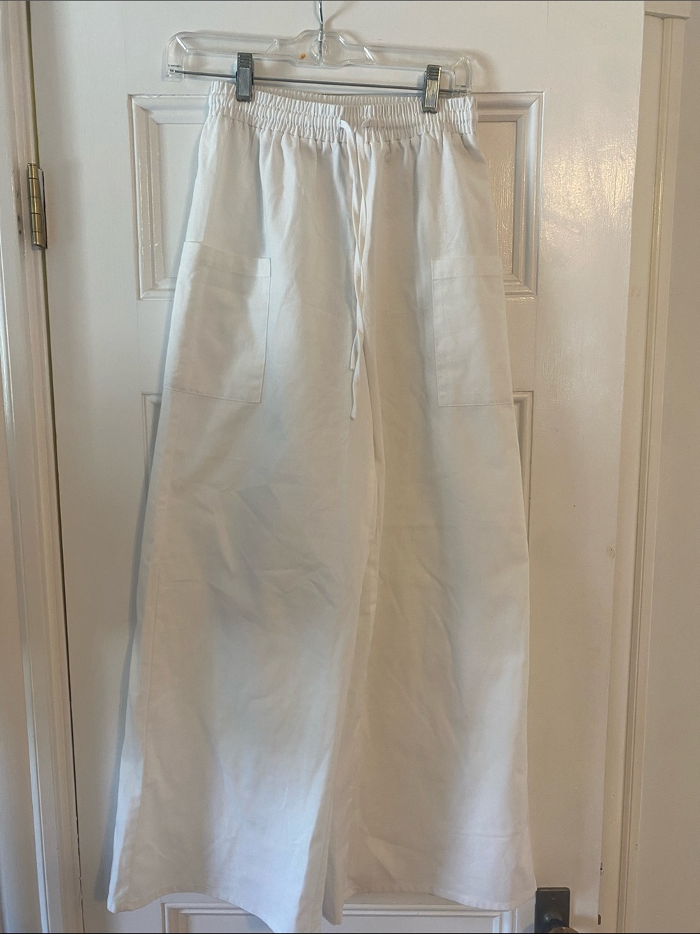 Princess Polly White Wide Leg Pants